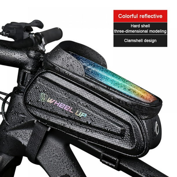 Waterproof Cycling Bike Bicycle Front Frame Pannier Tube Bag For Mobile Phone 